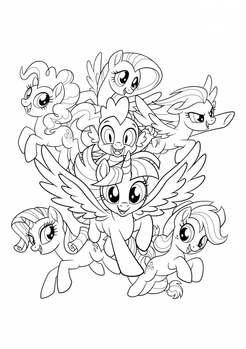 My little pony the movie coloring pages my little pony movie coloring pages