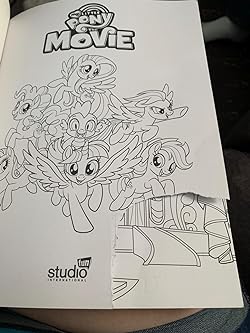 My little pony the movie coloring book hoffman robin books