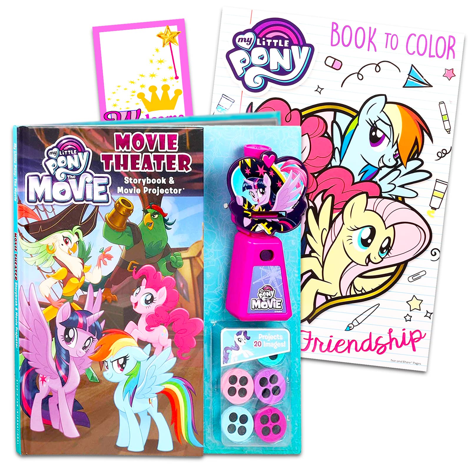 My little pony storybook movie theater for girls