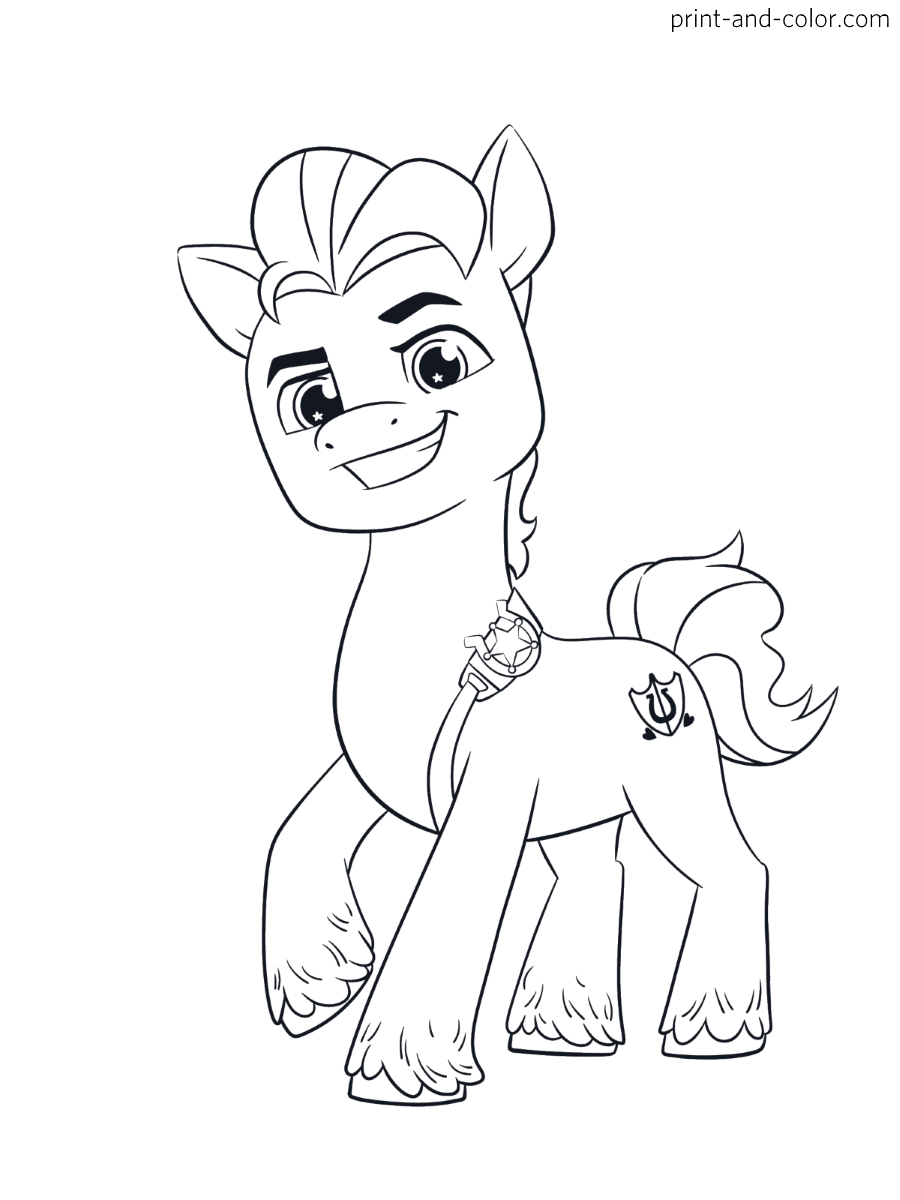 My little pony new generation coloring pages print and color