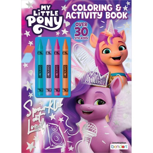 My little pony movie coloring book with crayons