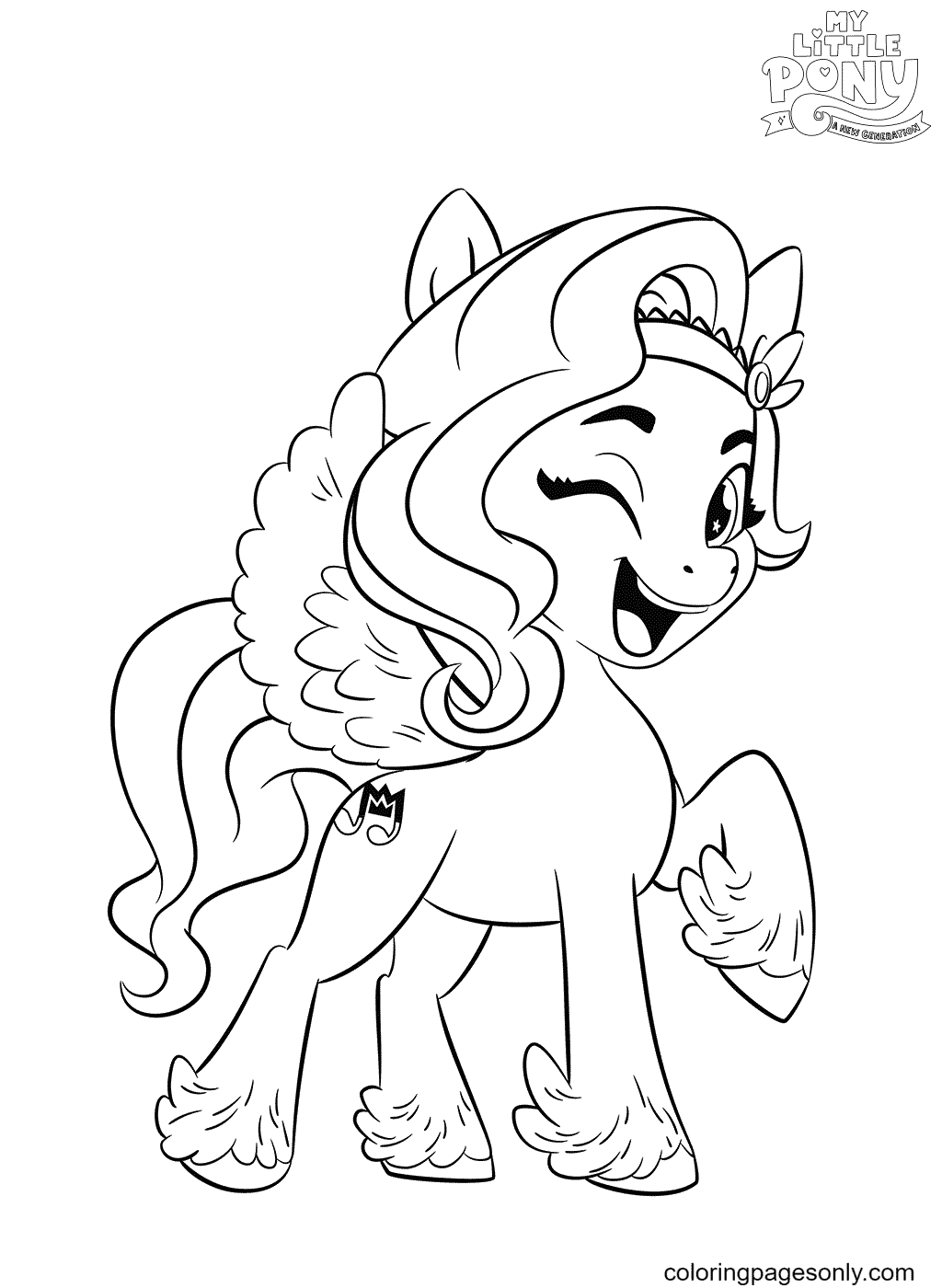 My little pony a new generation coloring pages printable for free download