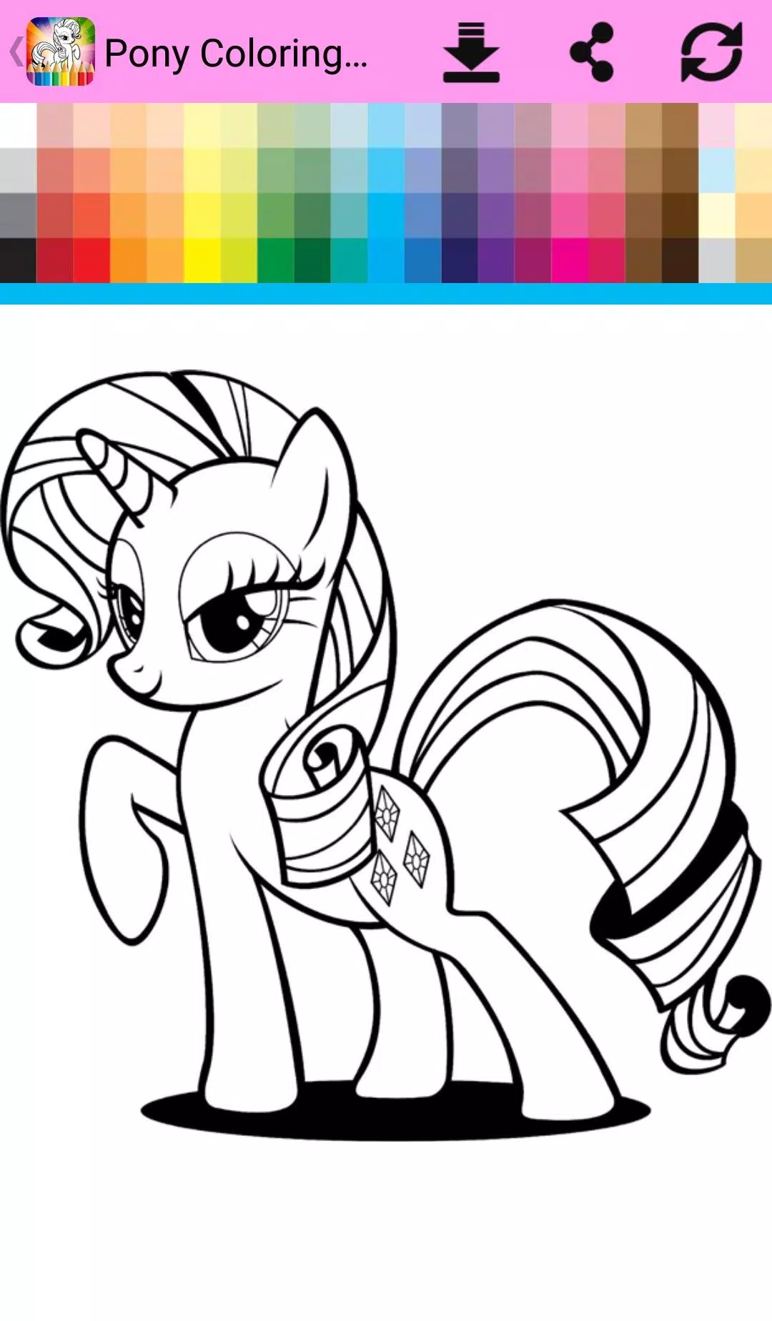 Little pony coloring book apk for android download