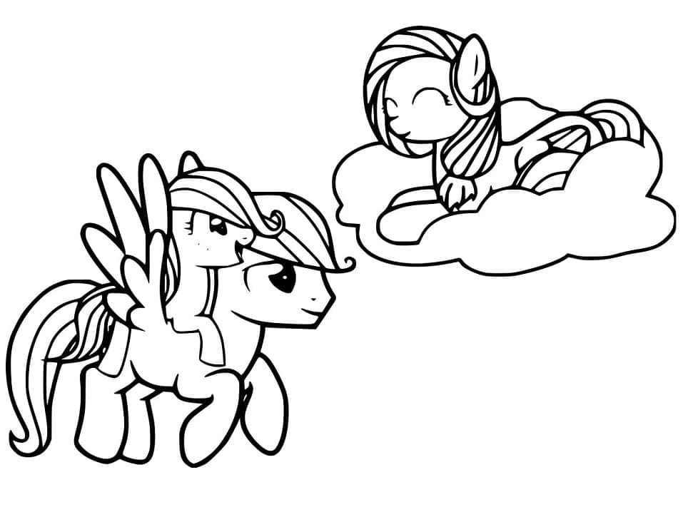 My little pony free coloring page