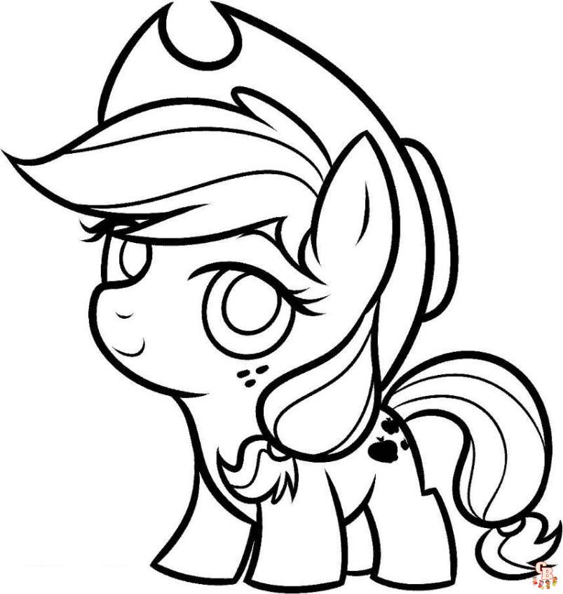 My little pony coloring pages for kids