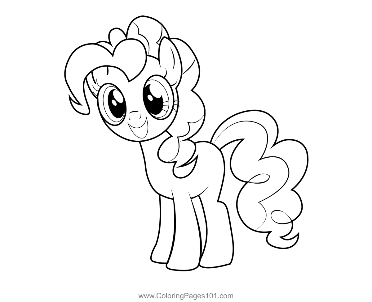 Pinkie pie my little pony equestria girls coloring page for kids