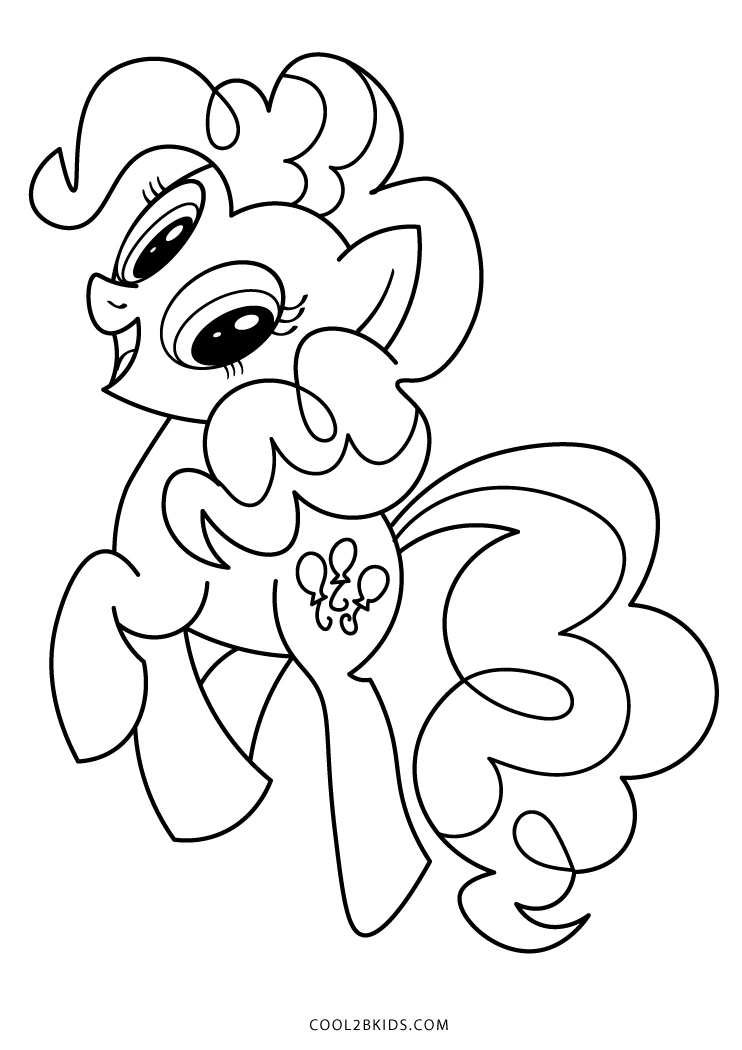 Free printable pinkie pie coloring pages for kids