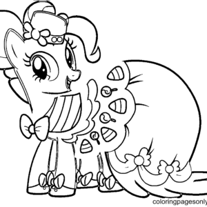 Pinkie pie coloring pages printable for free download