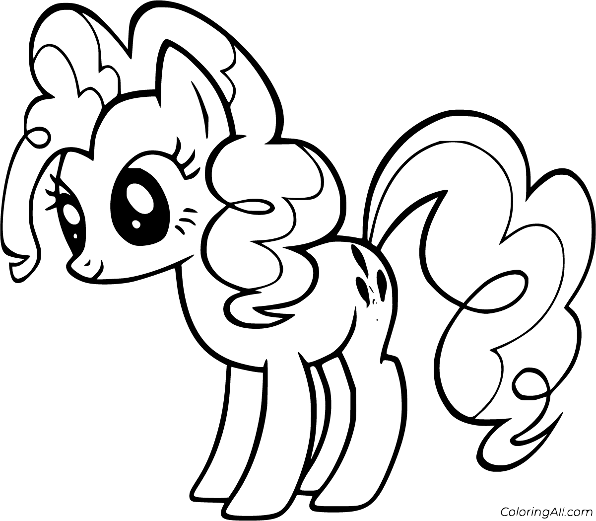 Pinkie pie coloring pages