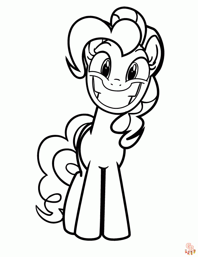 My little pony coloring pages for kids