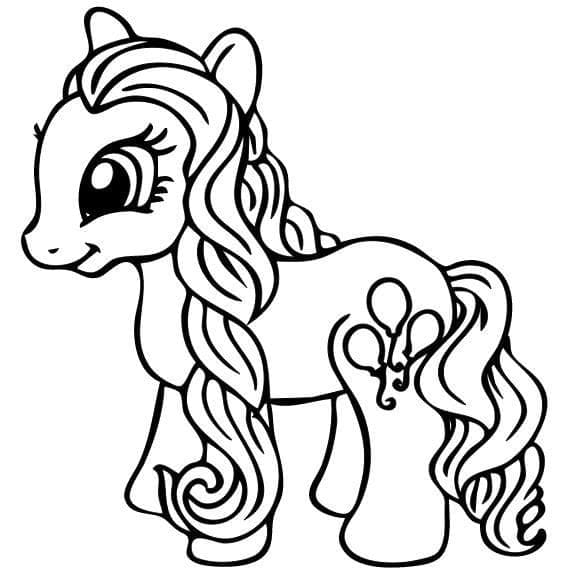 My little pony pinkie pie coloring page