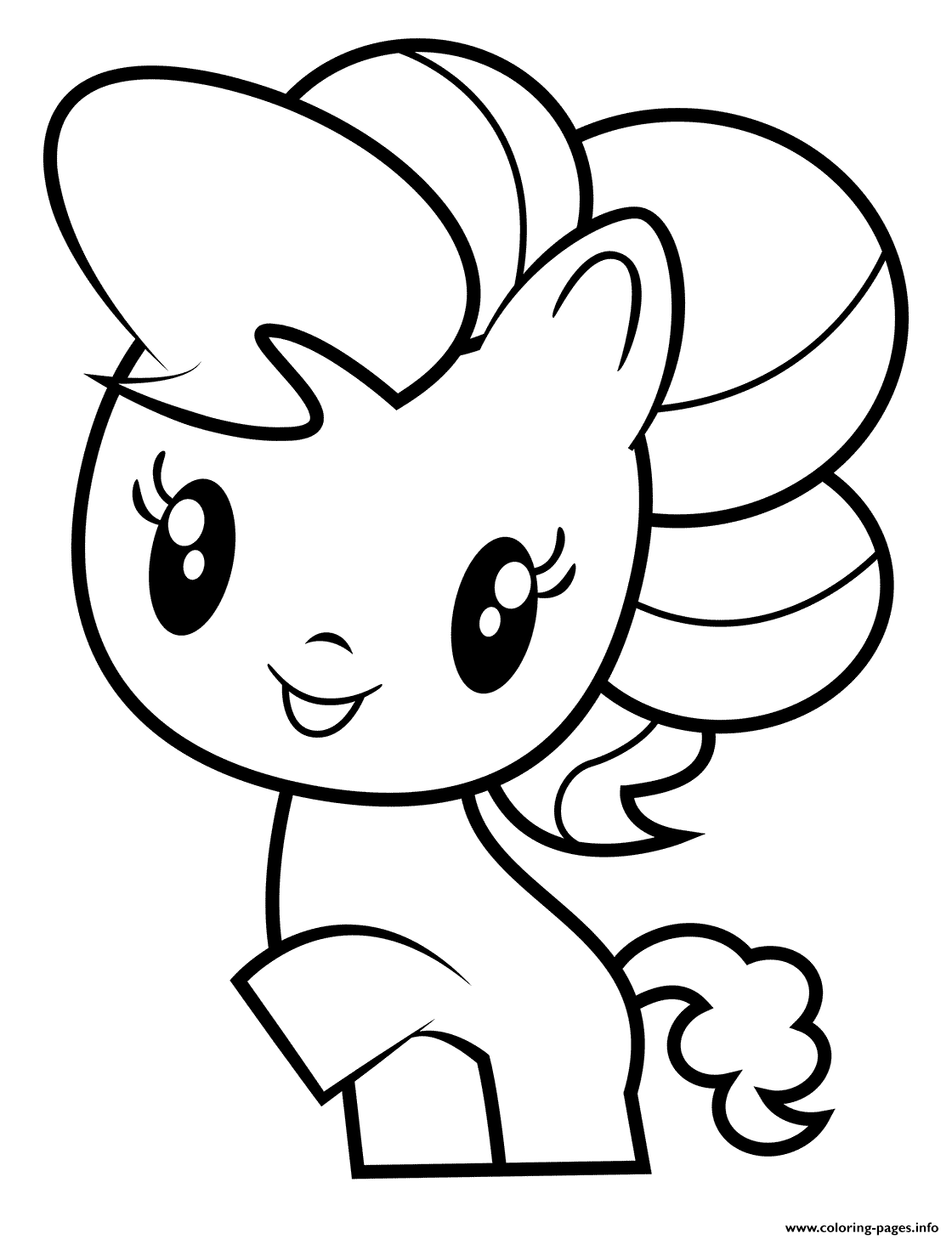 Mlp cmc pinkie pie coloring page printable