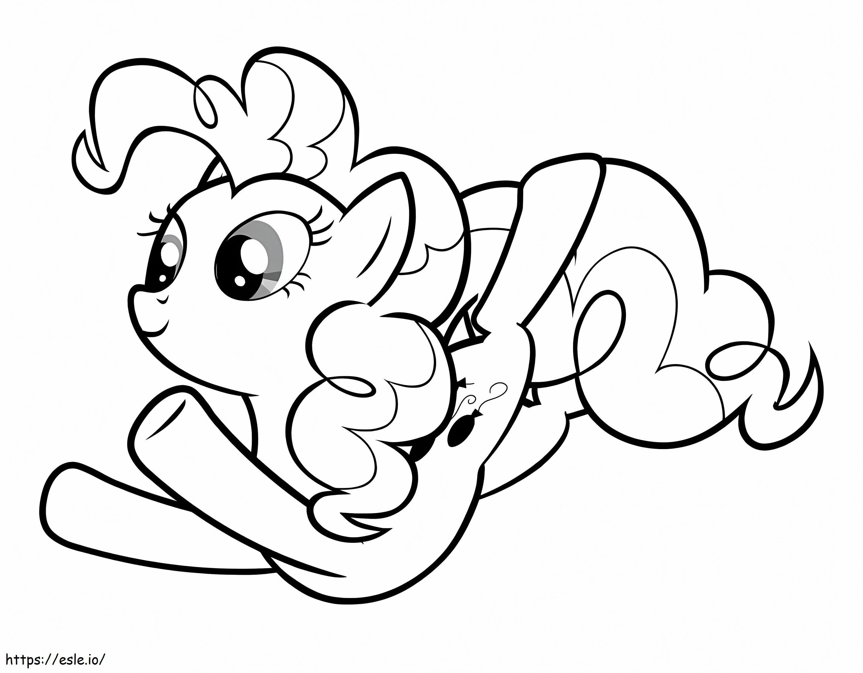 Pony pinkie pie coloring page