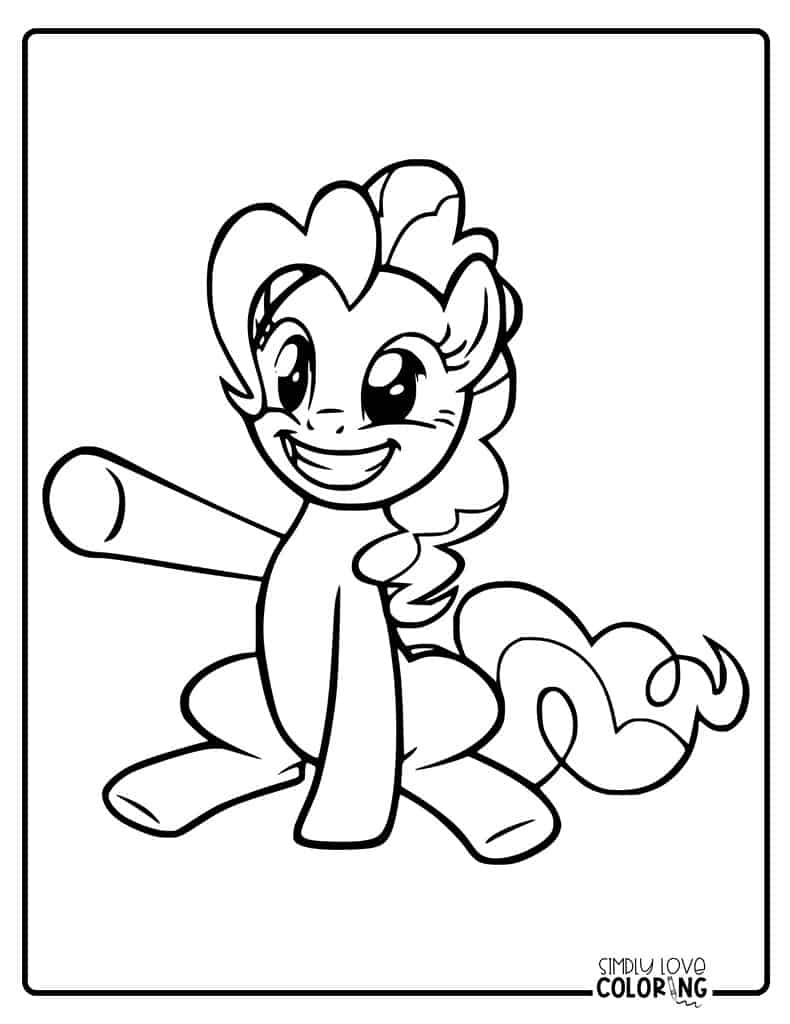 My little pony coloring pages free pdf printables