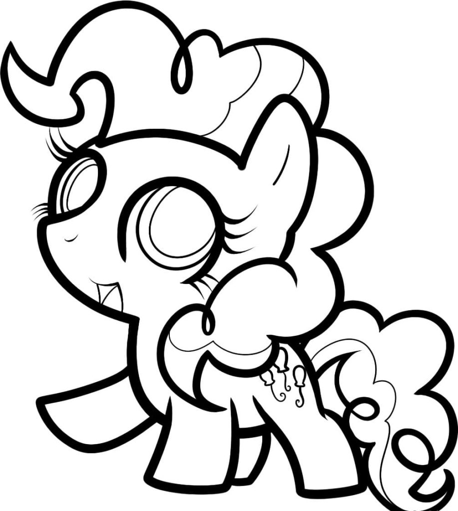 Pinkie pie coloring pages