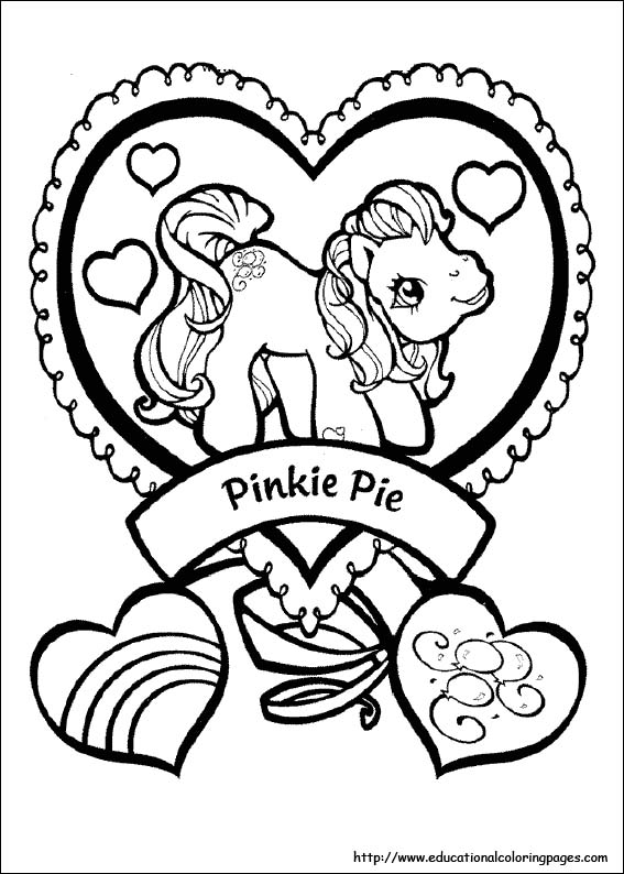 My little pony coloring pages free for kids