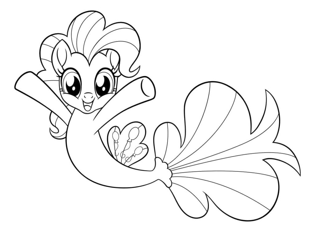 Pinkie pie coloring pages