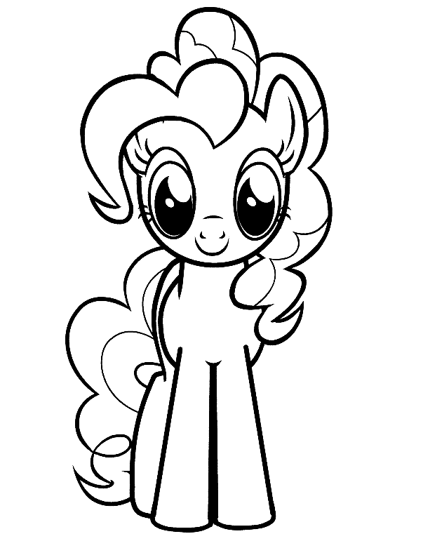 Pinkie pie coloring pages printable for free download