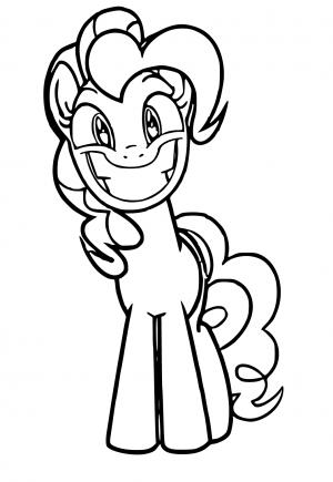 Free printable pinkie pie coloring pages for adults and kids