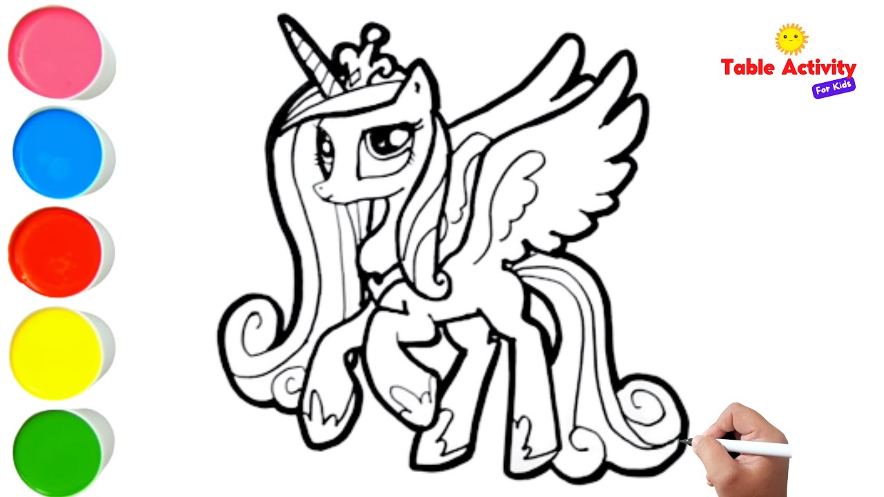 How to draw princess cadance from my little pony