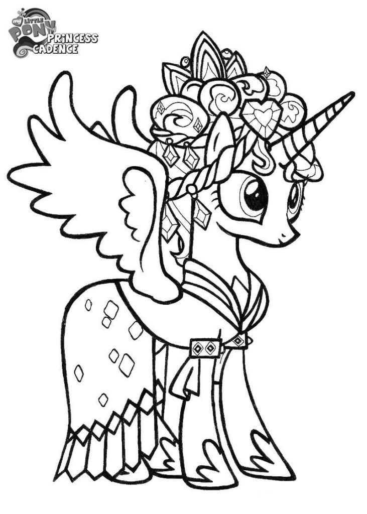 My little pony coloring pages free coloring pages