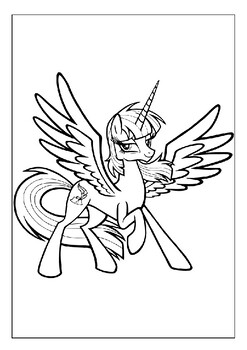 Unleash imagination printable alicorn coloring pages collection for kids