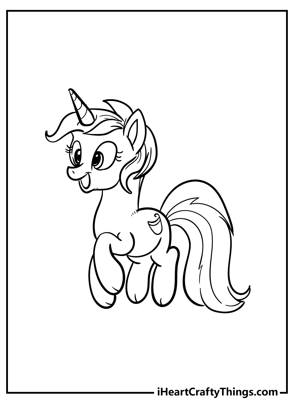 My little pony coloring pages free printables