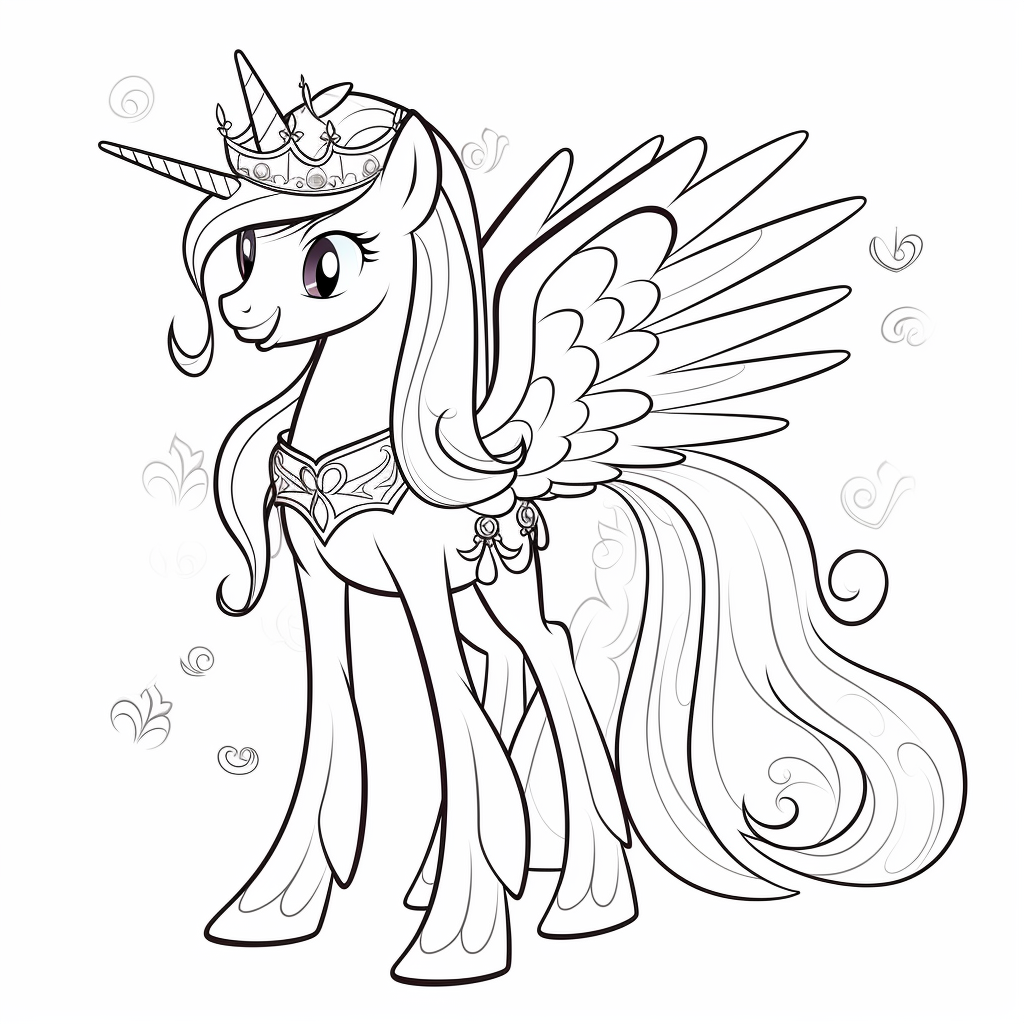 Cute my little pony coloring pages for mlp