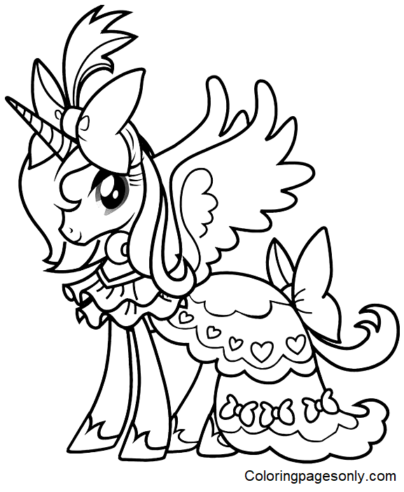 Rarity coloring pages printable for free download