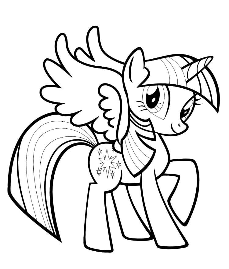 My little pony character coloring pages and their names ucoloringworld