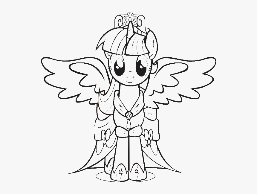 My little pony coloring pages princess twilight sparkle