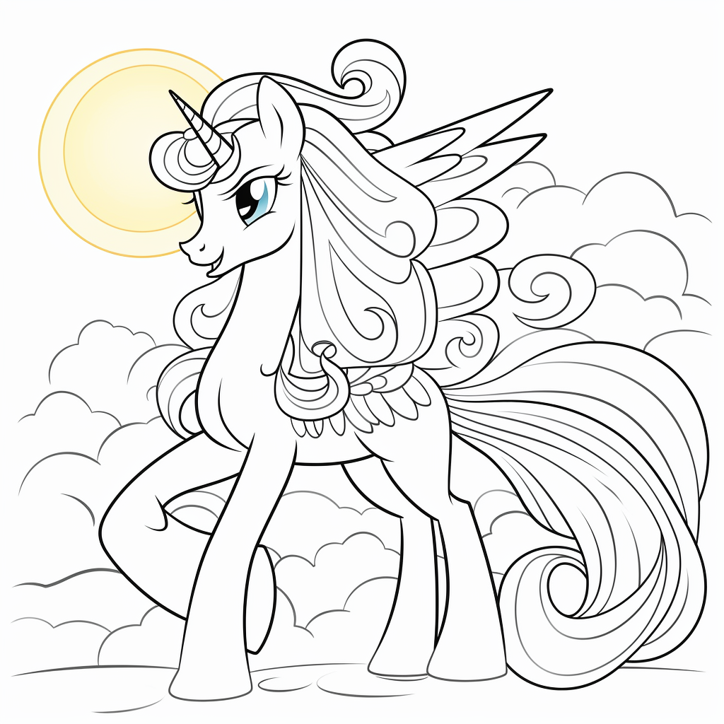 Cute my little pony coloring pages for mlp