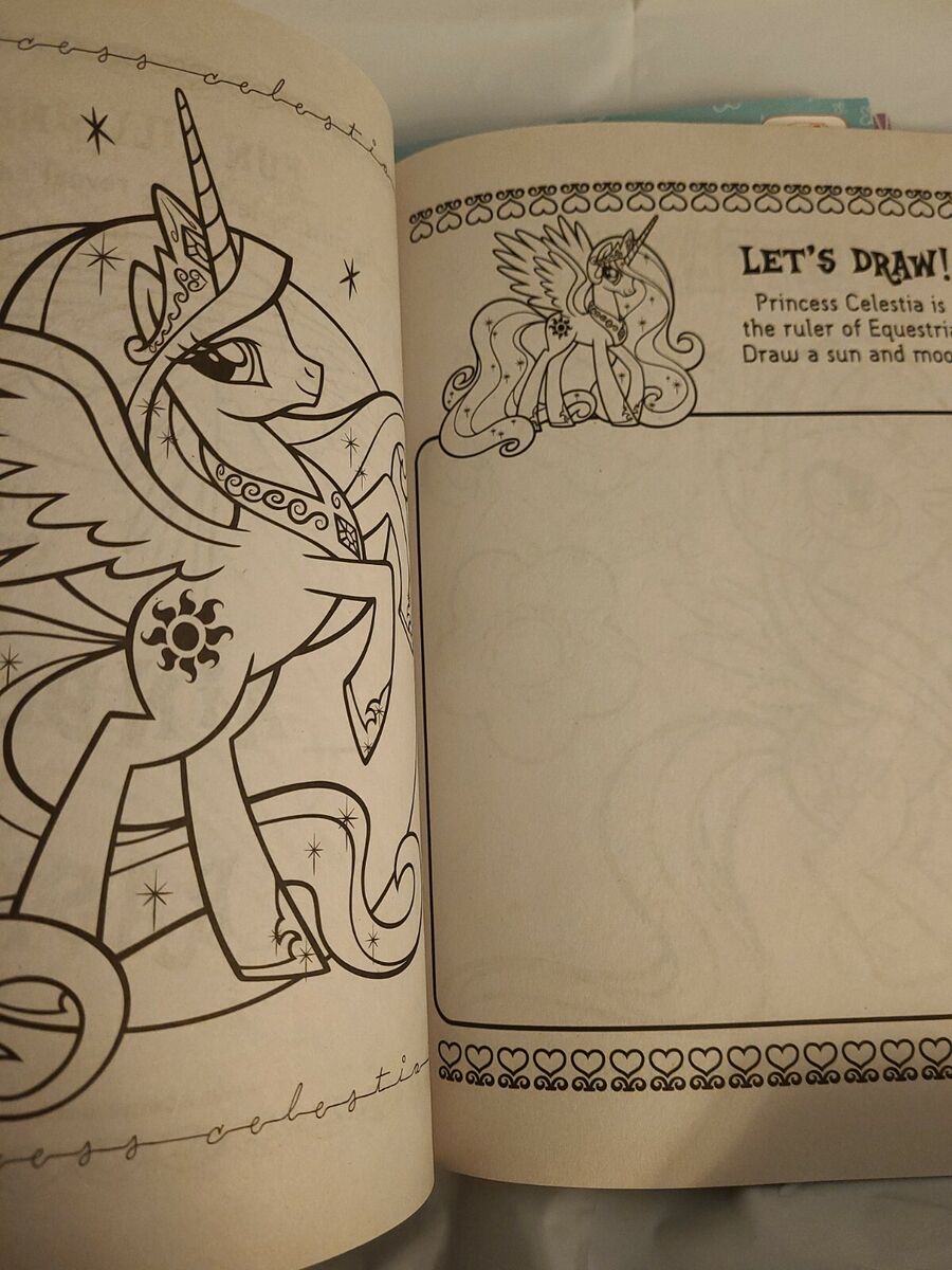 Little pony pinkie pie twilight sparkle coloring activity book x pg