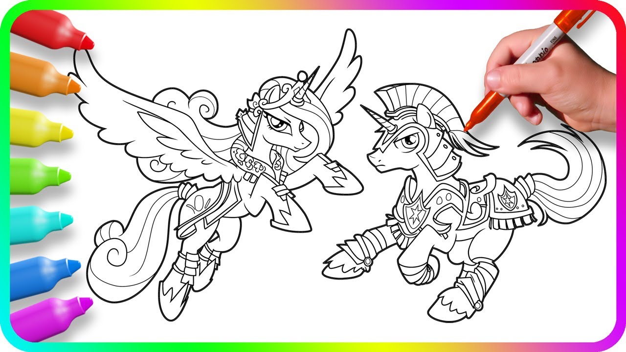 Coloring pages my little pony