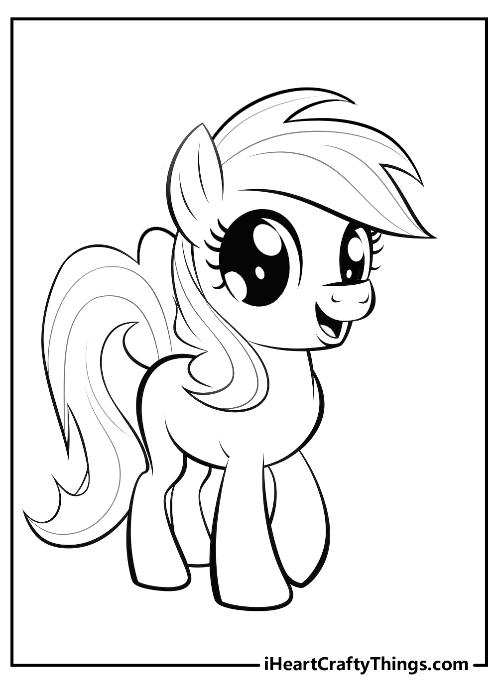 My little pony coloring pages free printables