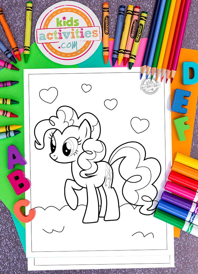 Adorable free my little pony printable coloring pages