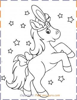 My little pony coloring pages easy