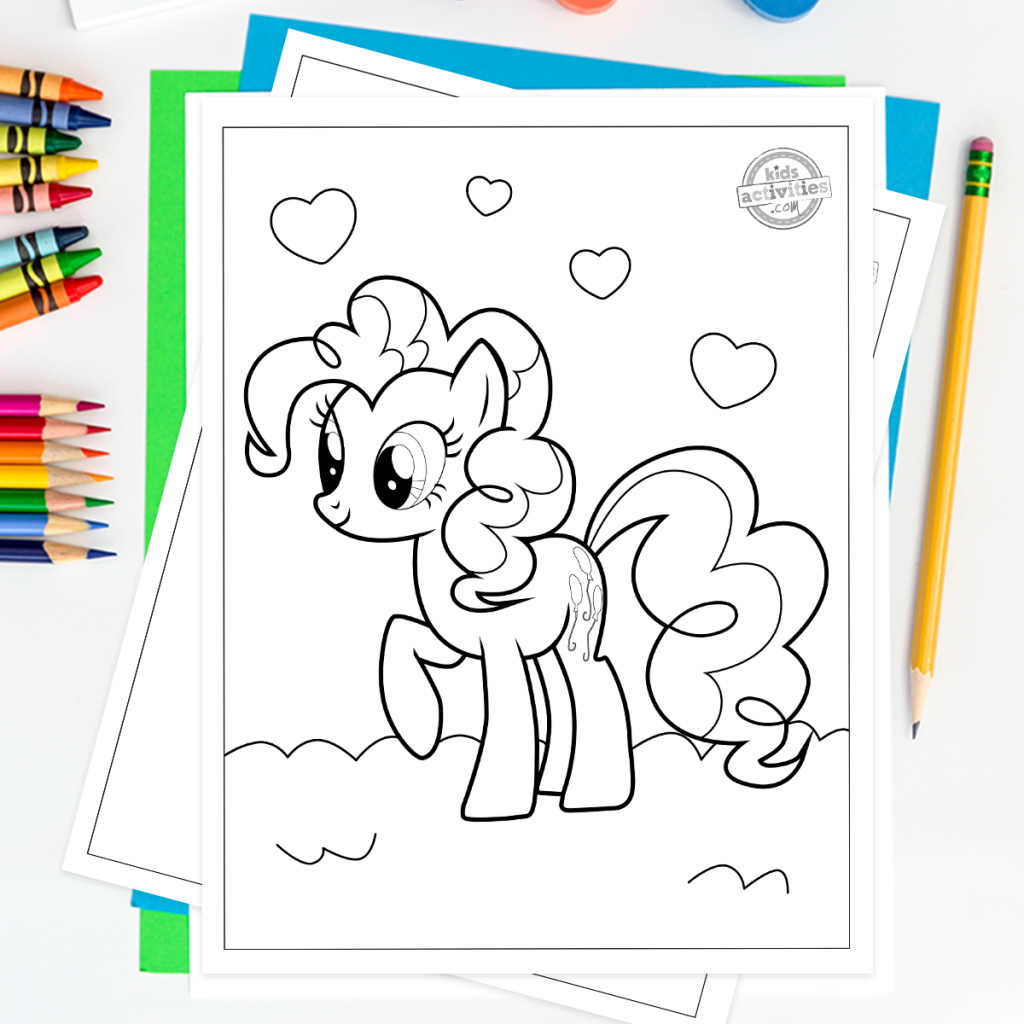 Adorable free my little pony printable coloring pages