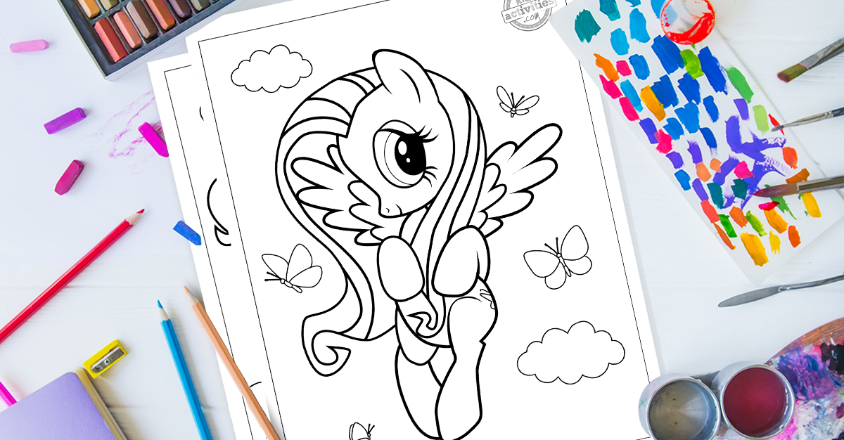 Adorable free my little pony printable coloring pages