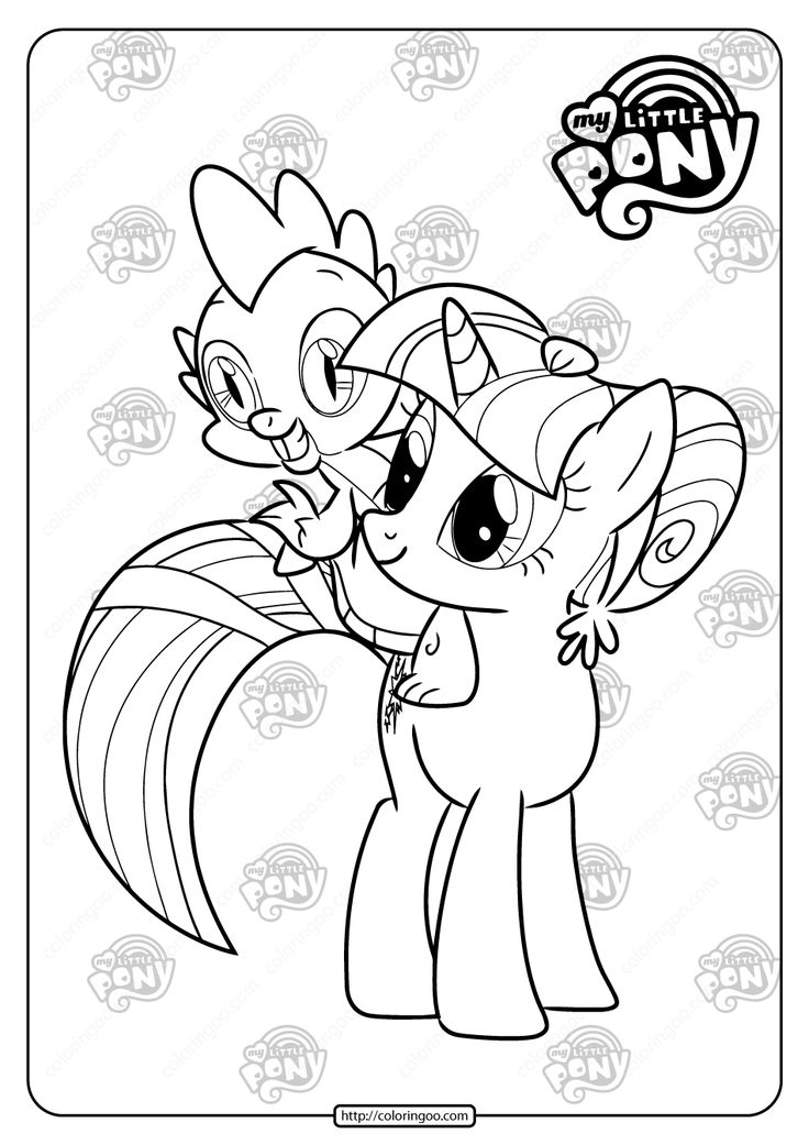 Printable mlp twilight sparkle pdf coloring pages my little pony twilight unicorn coloring pages mlp twilight sparkle