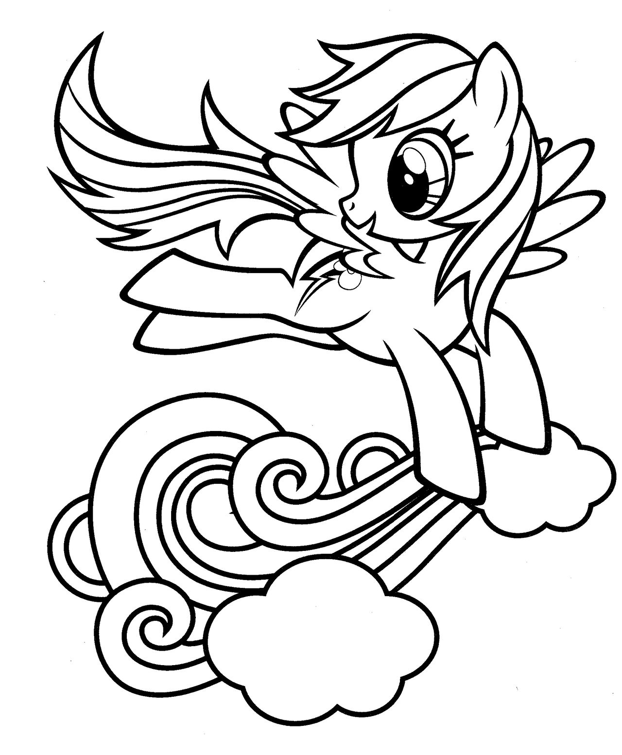 Mlp my little pony coloring page by magnificent