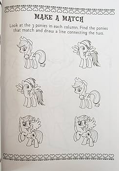 My rainbow dash coloring and activity book