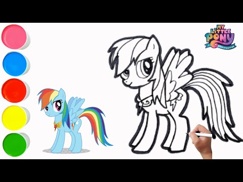 How to draw rainbow dash my little pony