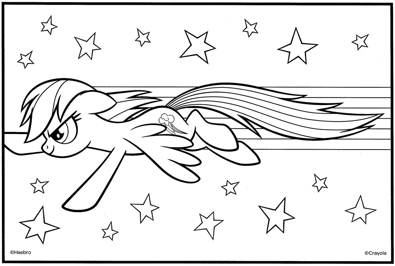 Mlp my little pony coloring page by magnificent