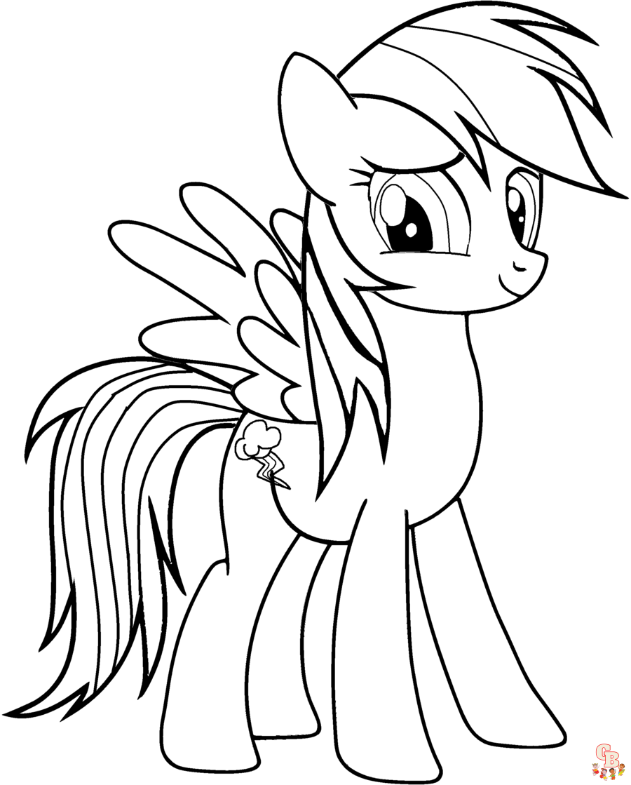 My little pony coloring pages for kids