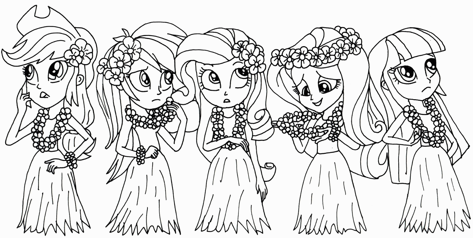 Equestria girls coloring pages