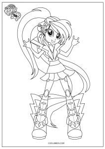 Free printable equestria girls coloring pages for kids