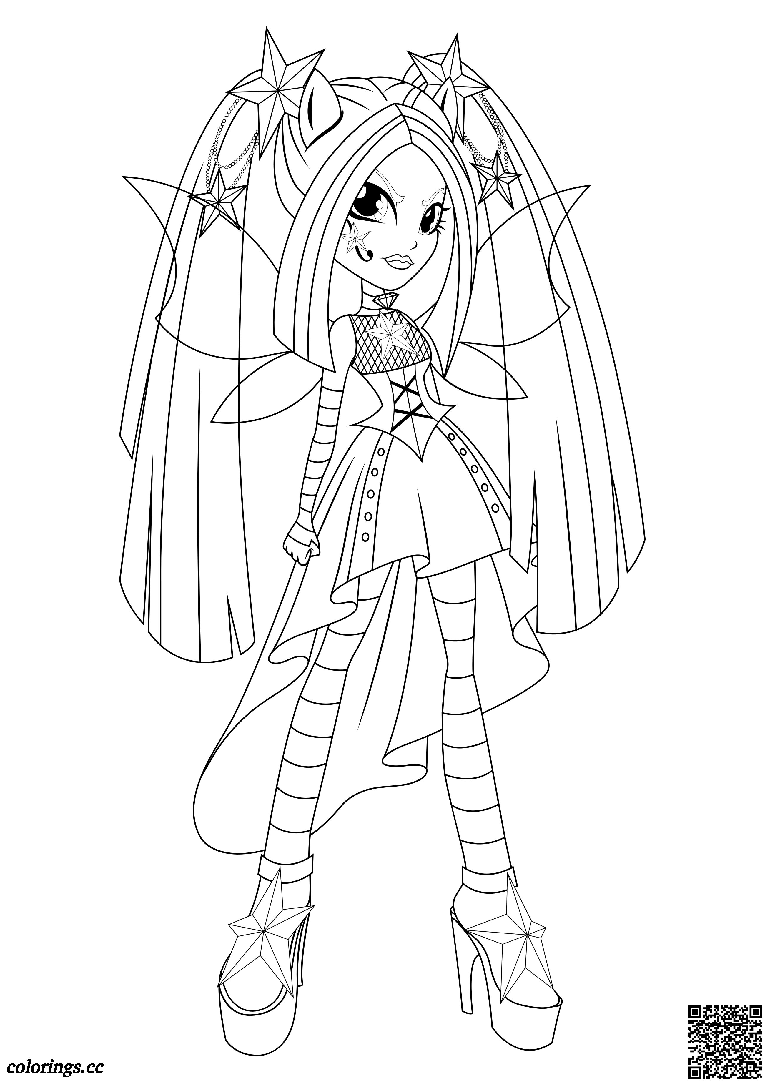 Rainbow rocks aria blaze coloring pages my little pony equestria girls