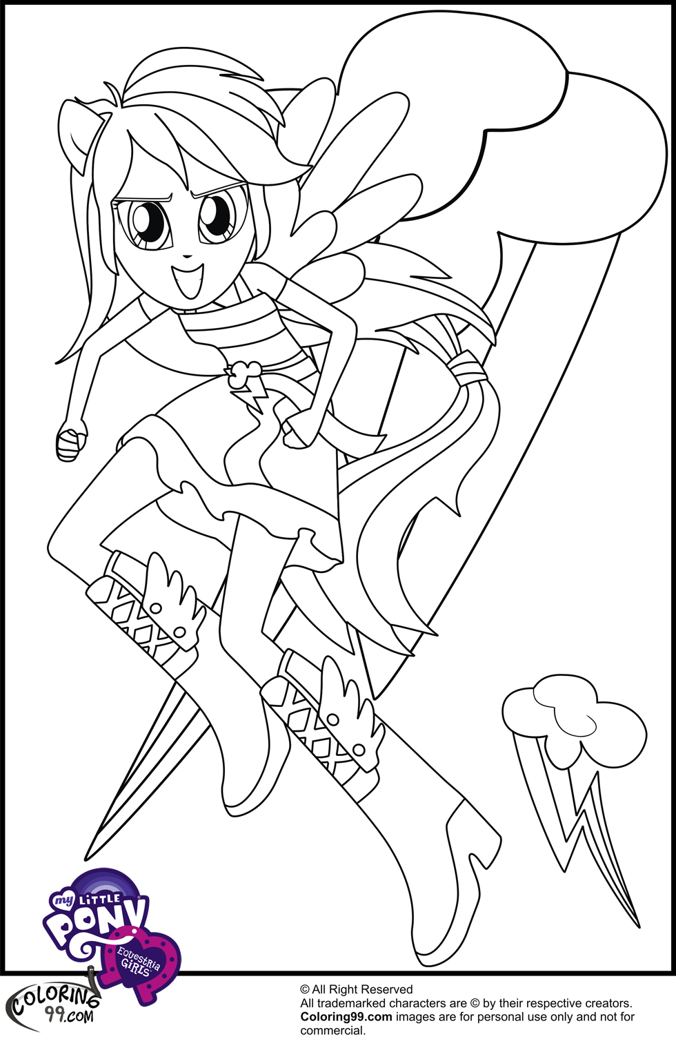 My little pony coloring pages