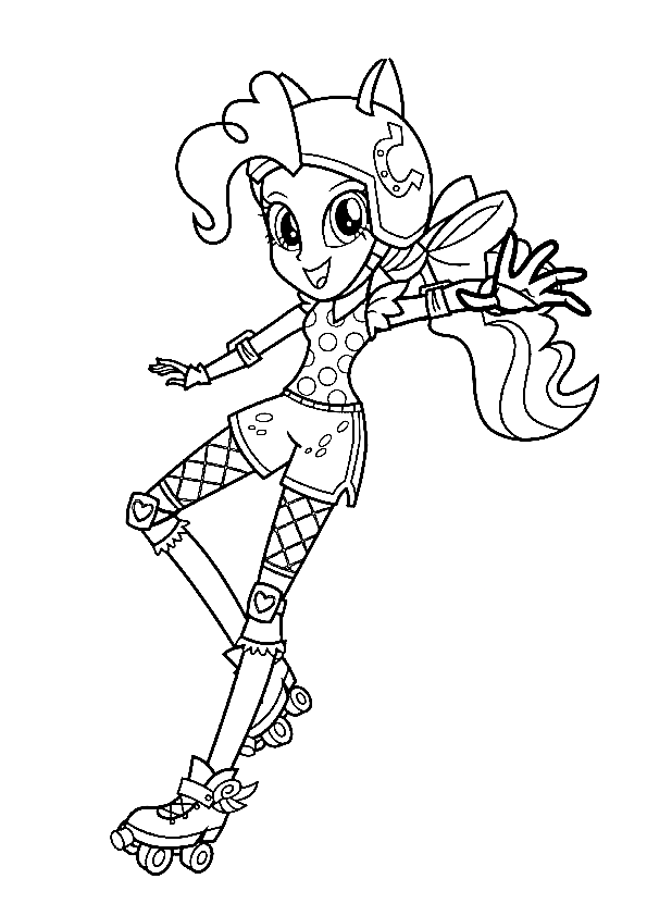 My little pony equestria girls rainbow rocks coloring page